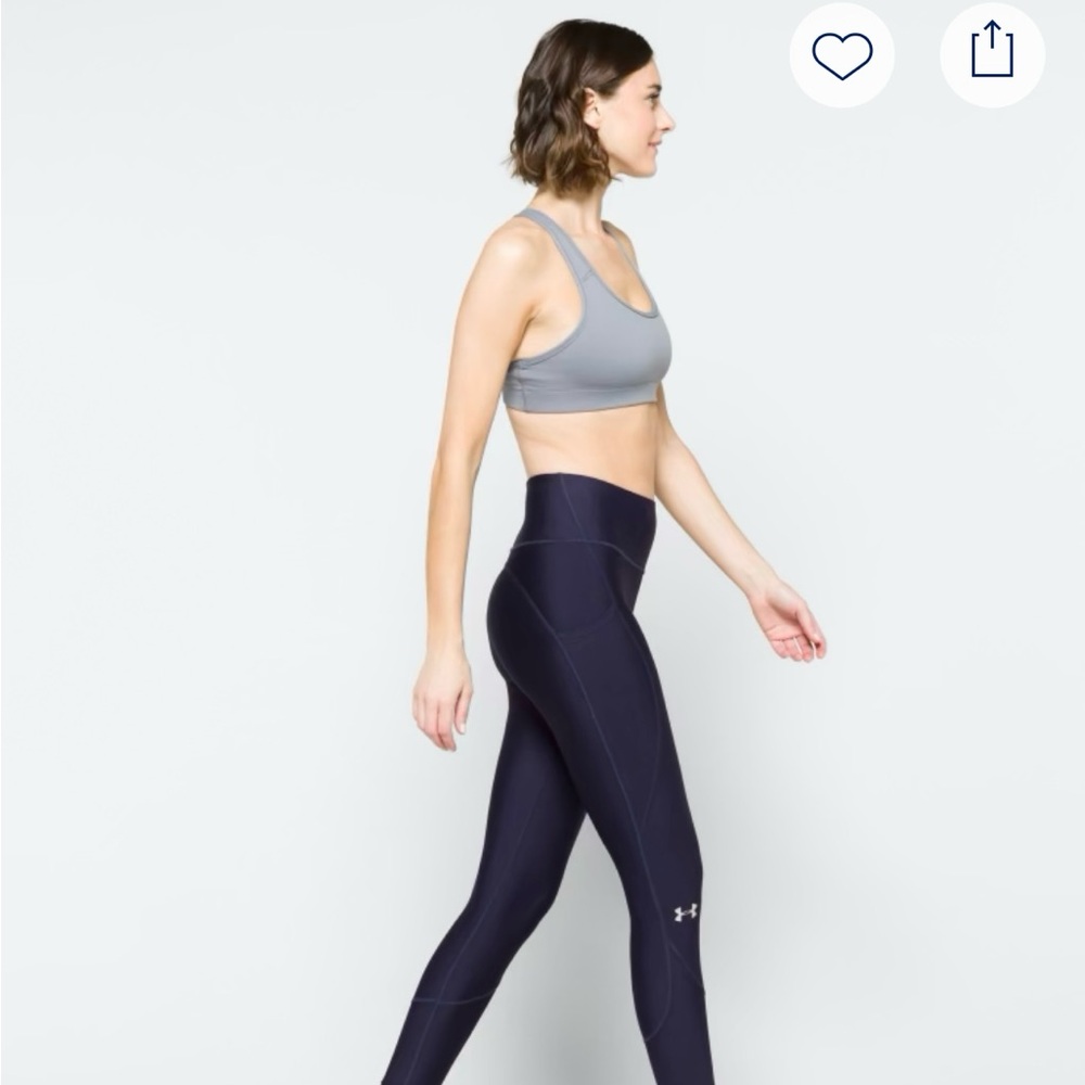 Under Armour 7/8 Crop Performance Leggings - Picture 3 of 9